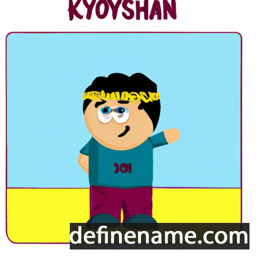 cartoon of the name Khosayen