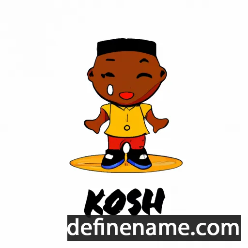 cartoon of the name Khosi