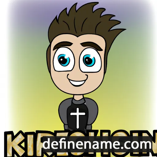 cartoon of the name Khristian