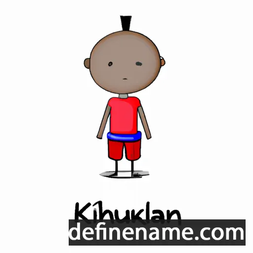 cartoon of the name Khulekani