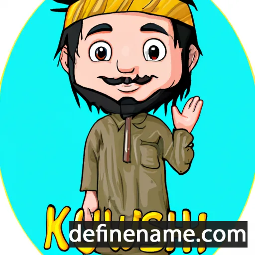 cartoon of the name Khusraw