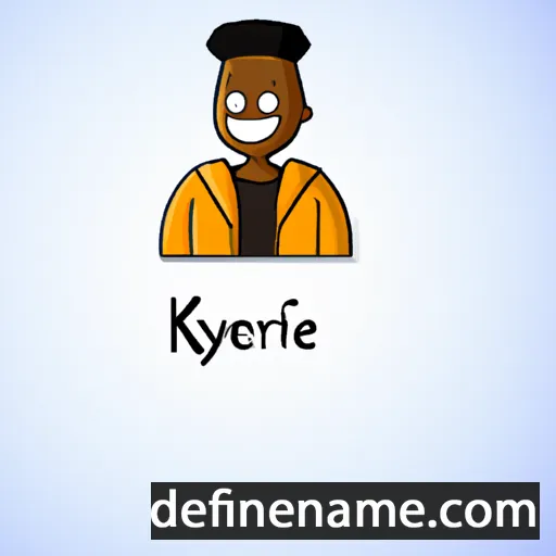 cartoon of the name Khyrel