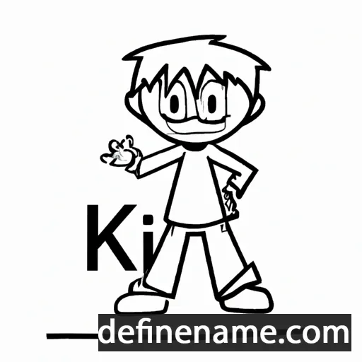 cartoon of the name Ki