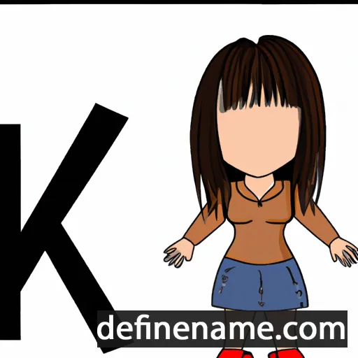 cartoon of the name Kia