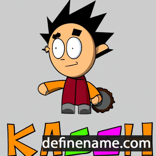 cartoon of the name Kiaash