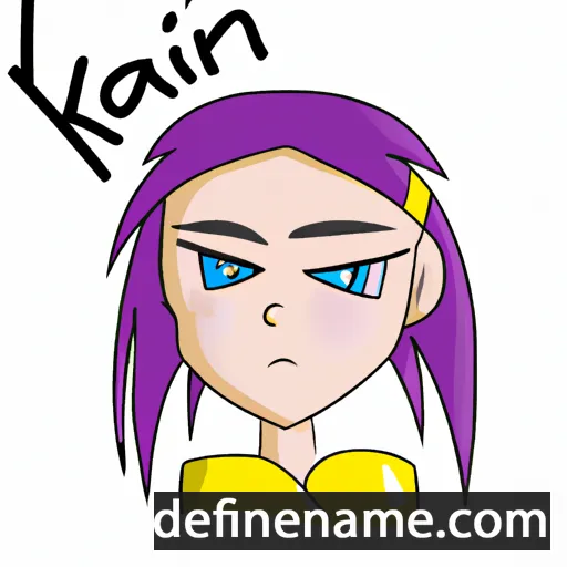 cartoon of the name Kiani