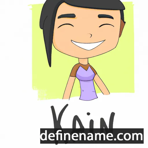 cartoon of the name Kiani