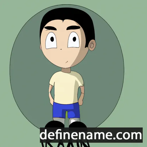 cartoon of the name Kiann