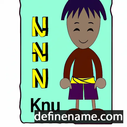 cartoon of the name Kianu