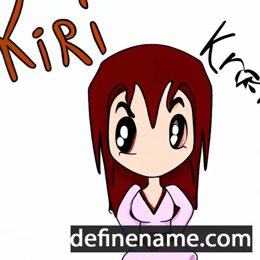 cartoon of the name Kiari