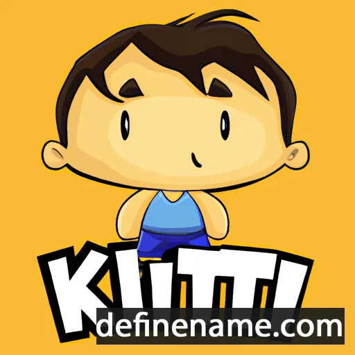 cartoon of the name Kiat