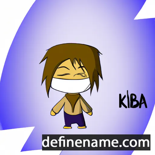 cartoon of the name Kiba