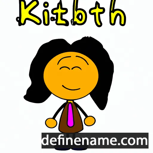 cartoon of the name Kibeth