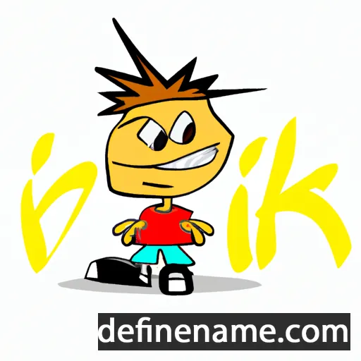 cartoon of the name Kicki