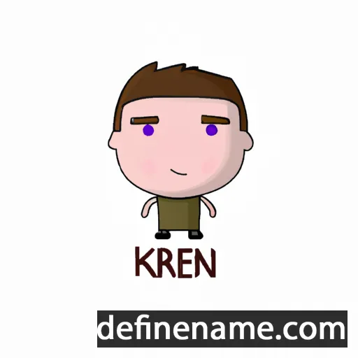 cartoon of the name Kieran