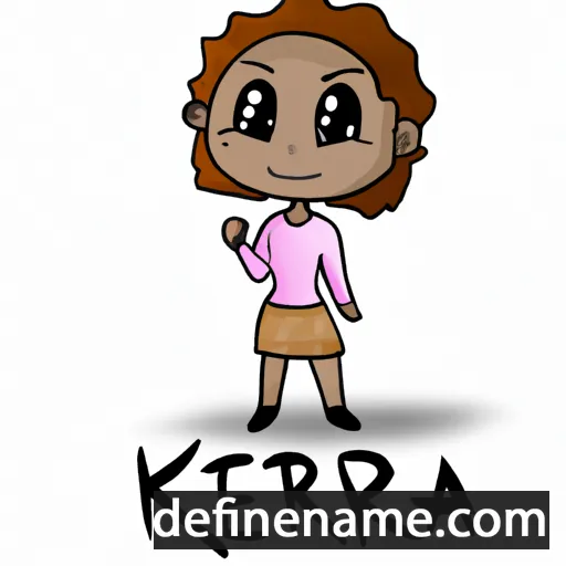 cartoon of the name Kierna