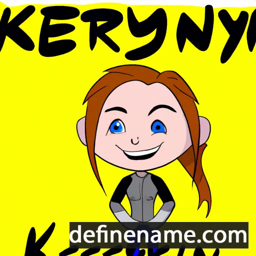 cartoon of the name Kiernyn