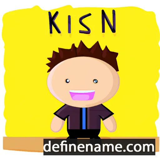 cartoon of the name Kieson