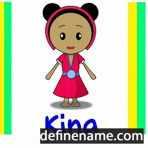 cartoon of the name Kijana