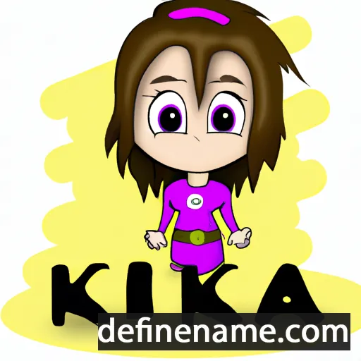 cartoon of the name Kika