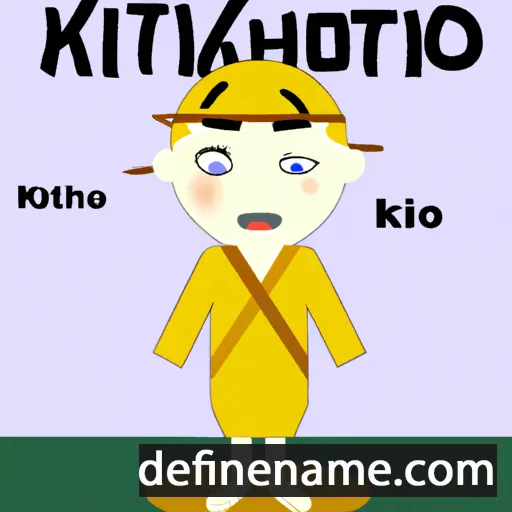 cartoon of the name Kikuhito