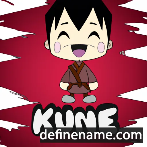 cartoon of the name Kikune