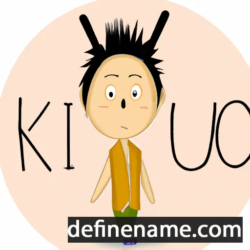 cartoon of the name Kikuo