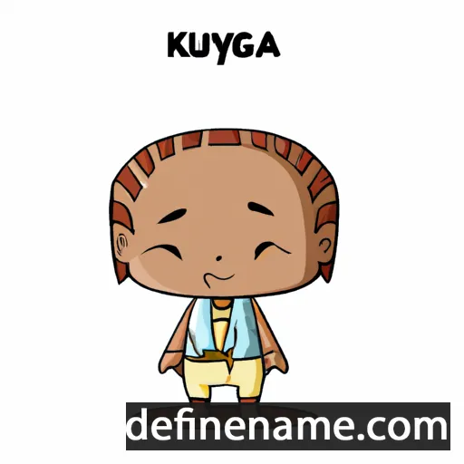 cartoon of the name Kikuyu