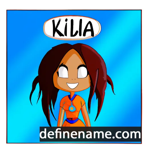 cartoon of the name Kilah