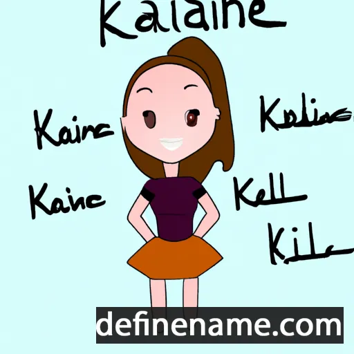 cartoon of the name Kiliane