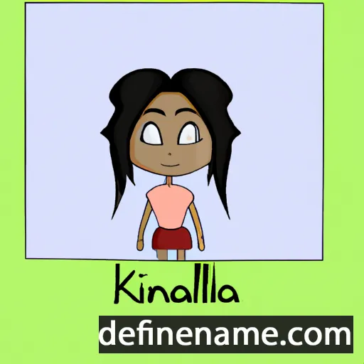 cartoon of the name Killiana