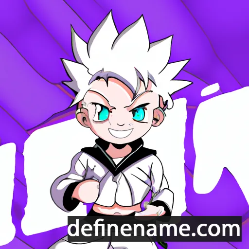 cartoon of the name Killua