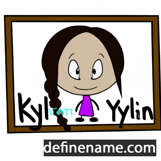 cartoon of the name Kilynn