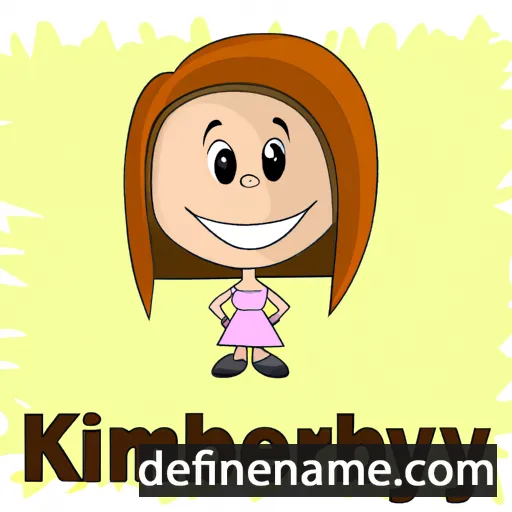 cartoon of the name Kimberely