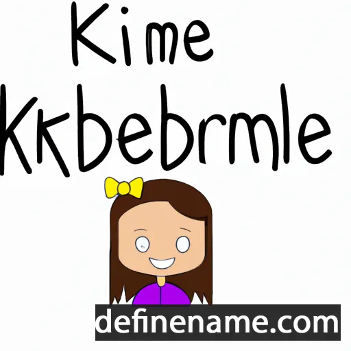 cartoon of the name Kimberlea