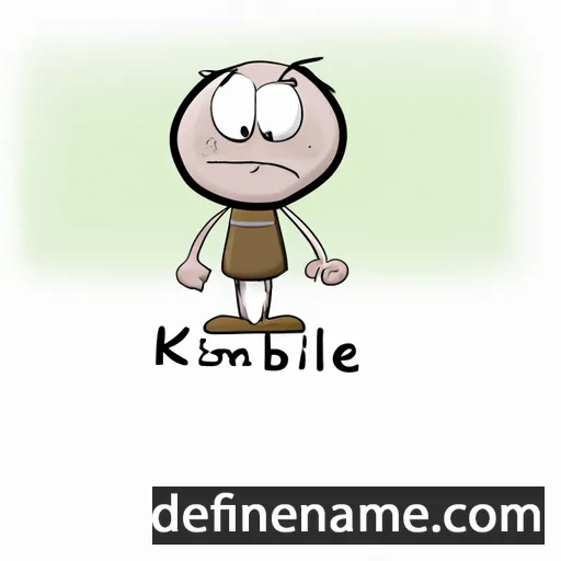 cartoon of the name Kimble