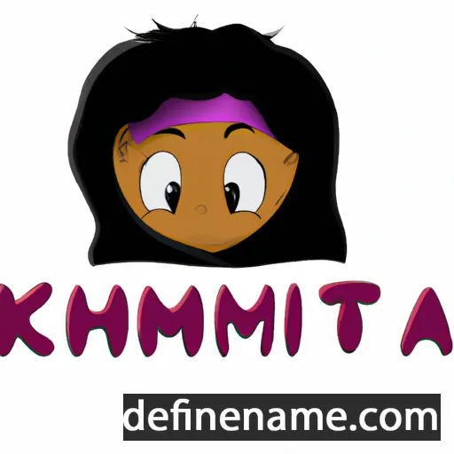 cartoon of the name Kimetha