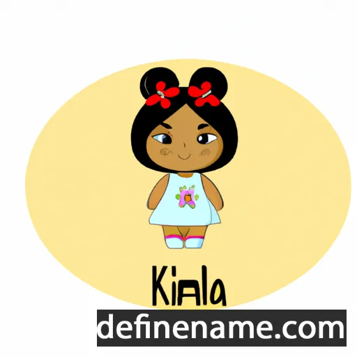 Kimila cartoon