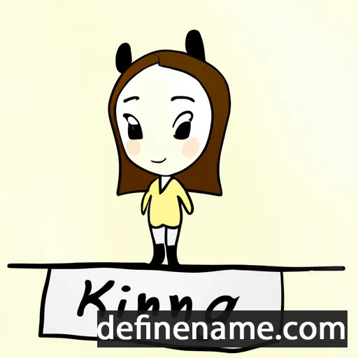 cartoon of the name Kimina