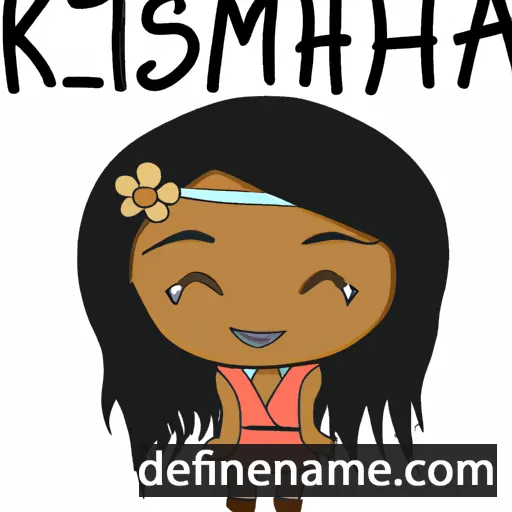 cartoon of the name Kimisha