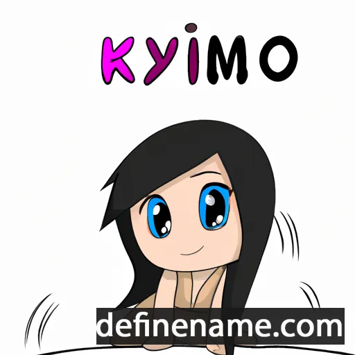 cartoon of the name Kimiyo