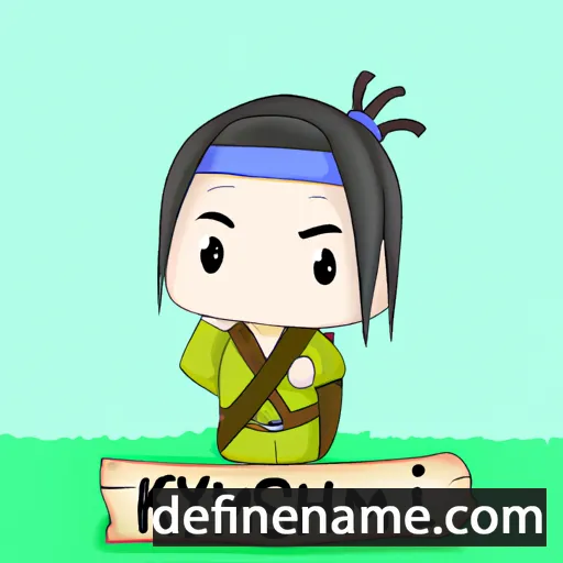 cartoon of the name Kimiyoshi