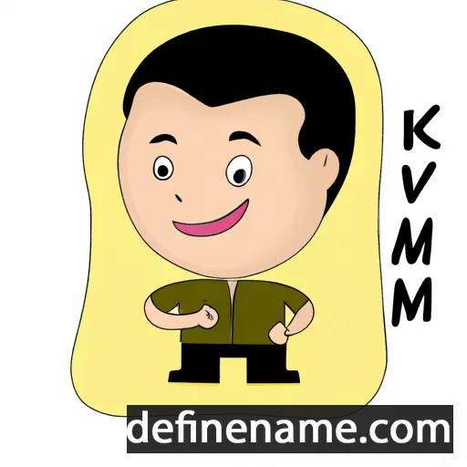 cartoon of the name Kimvân