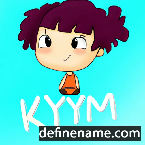 cartoon of the name Kimya