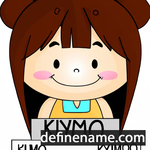 cartoon of the name Kimyo