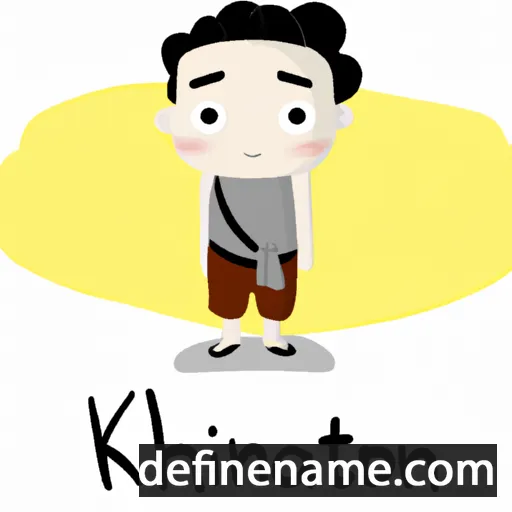 cartoon of the name Kinaithon