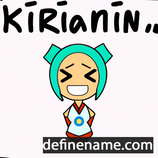 cartoon of the name Kinari