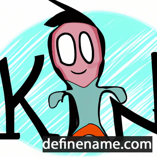 cartoon of the name Kindin