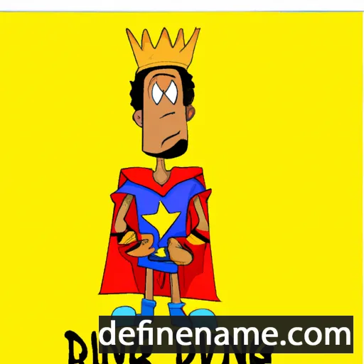 cartoon of the name Kingdavid