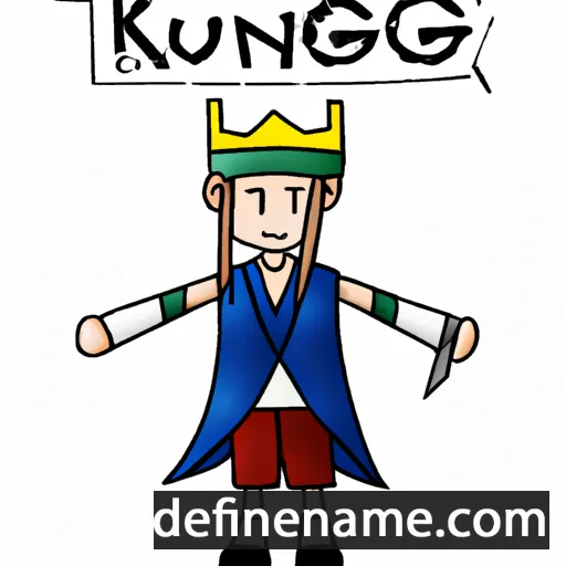 cartoon of the name Kingou